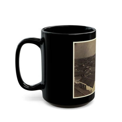 Alexandria From Pioneer Mill, Looking North-West (U.S. Civil War) Black Coffee Mug