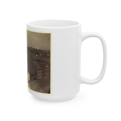 Alexandria From Pioneer Mill, Looking North-West (U.S. Civil War) White Coffee Mug