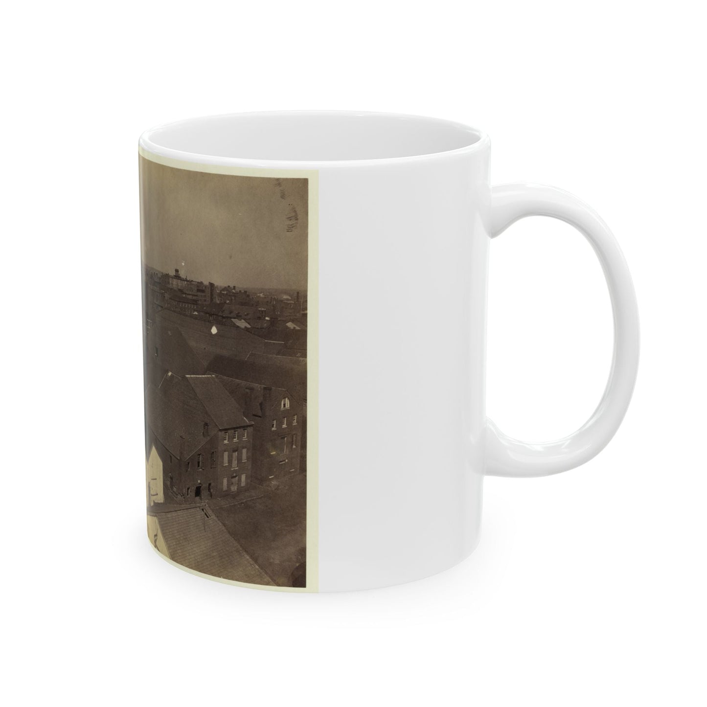 Alexandria From Pioneer Mill, Looking North-West (U.S. Civil War) White Coffee Mug