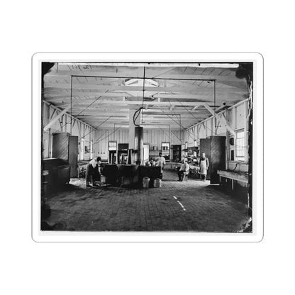 Alexandria, Va.  Cooks in the Kitchen of Soldiers' Rest (U.S. Civil War) STICKER Vinyl Kiss-Cut Decal 4 Inch White - The Sticker Space