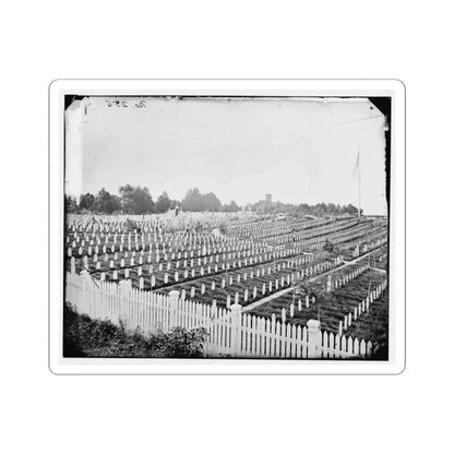 Alexandria, Va.  Soldiers' Cemetery (U.S. Civil War) STICKER Vinyl Kiss-Cut Decal 6 Inch White - The Sticker Space
