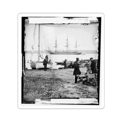 Alexandria, Va.  Steam Frigate Pensacola (U.S. Civil War) STICKER Vinyl Kiss-Cut Decal 6 Inch White - The Sticker Space