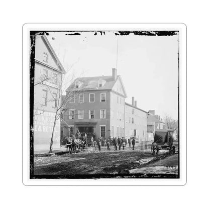 Alexandria, Va.  The Marshall House, King and Pitt Streets (U.S. Civil War) STICKER Vinyl Kiss-Cut Decal 4 Inch White - The Sticker Space