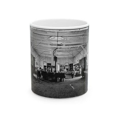 Alexandria, Va.  Cooks In The Kitchen Of Soldiers' Rest (U.S. Civil War) White Coffee Mug