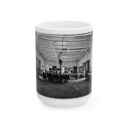 Alexandria, Va.  Cooks In The Kitchen Of Soldiers' Rest (U.S. Civil War) White Coffee Mug