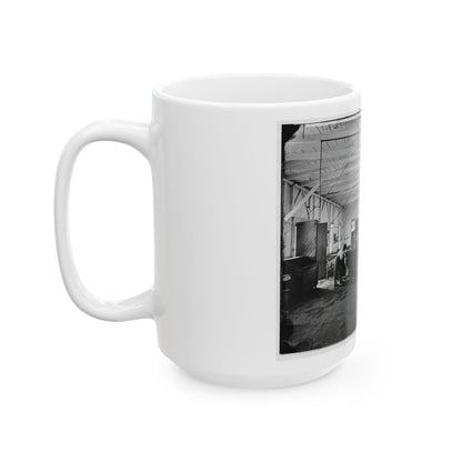 Alexandria, Va.  Cooks In The Kitchen Of Soldiers' Rest (U.S. Civil War) White Coffee Mug