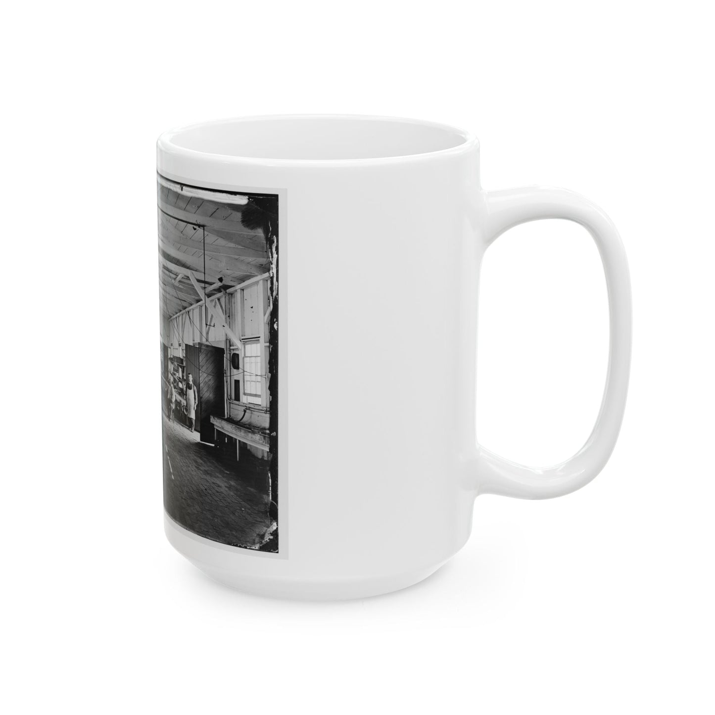 Alexandria, Va.  Cooks In The Kitchen Of Soldiers' Rest (U.S. Civil War) White Coffee Mug