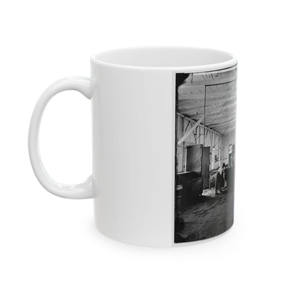 Alexandria, Va.  Cooks In The Kitchen Of Soldiers' Rest (U.S. Civil War) White Coffee Mug