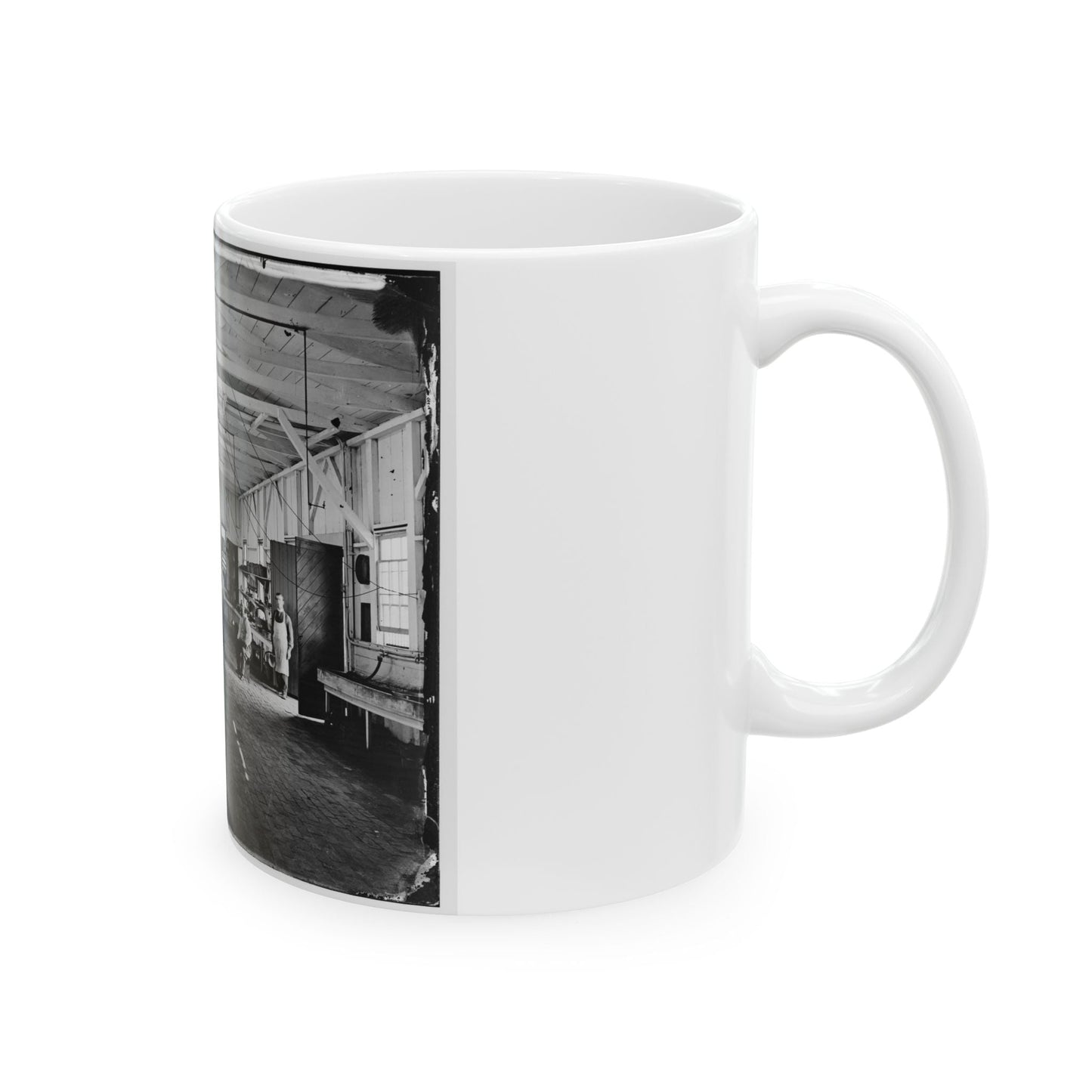 Alexandria, Va.  Cooks In The Kitchen Of Soldiers' Rest (U.S. Civil War) White Coffee Mug