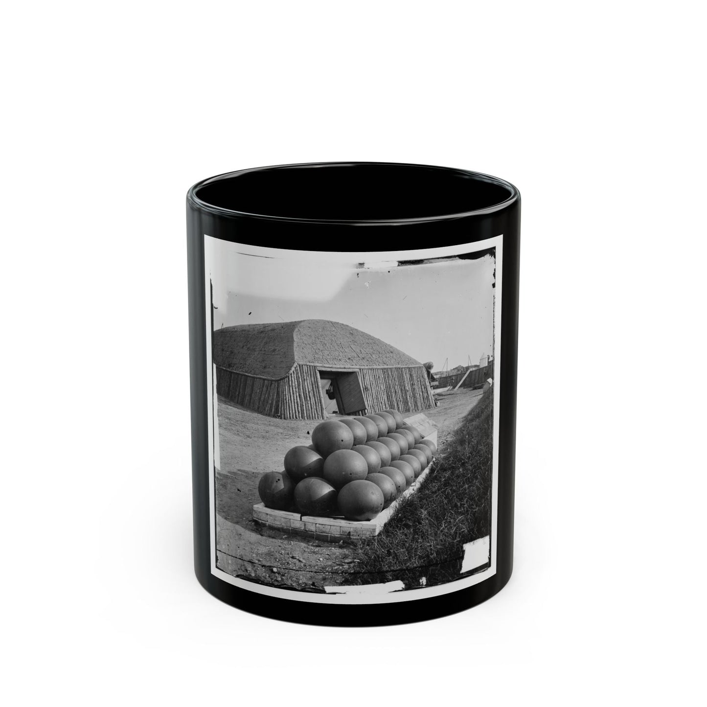 Alexandria, Va.  Magazine In Battery Rodgers (U.S. Civil War) Black Coffee Mug