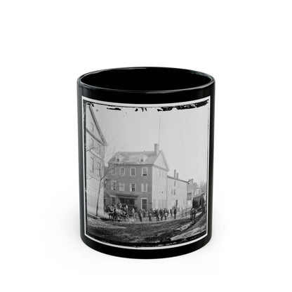 Alexandria, Va.  The Marshall House, King And Pitt Streets (U.S. Civil War) Black Coffee Mug