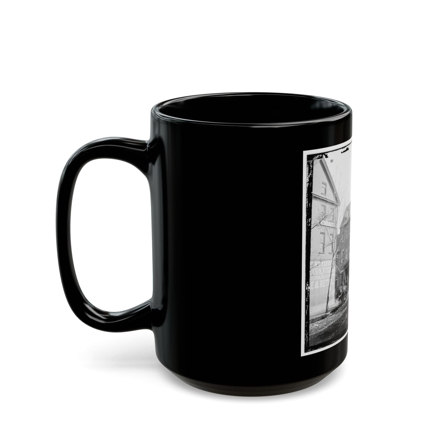 Alexandria, Va.  The Marshall House, King And Pitt Streets (U.S. Civil War) Black Coffee Mug