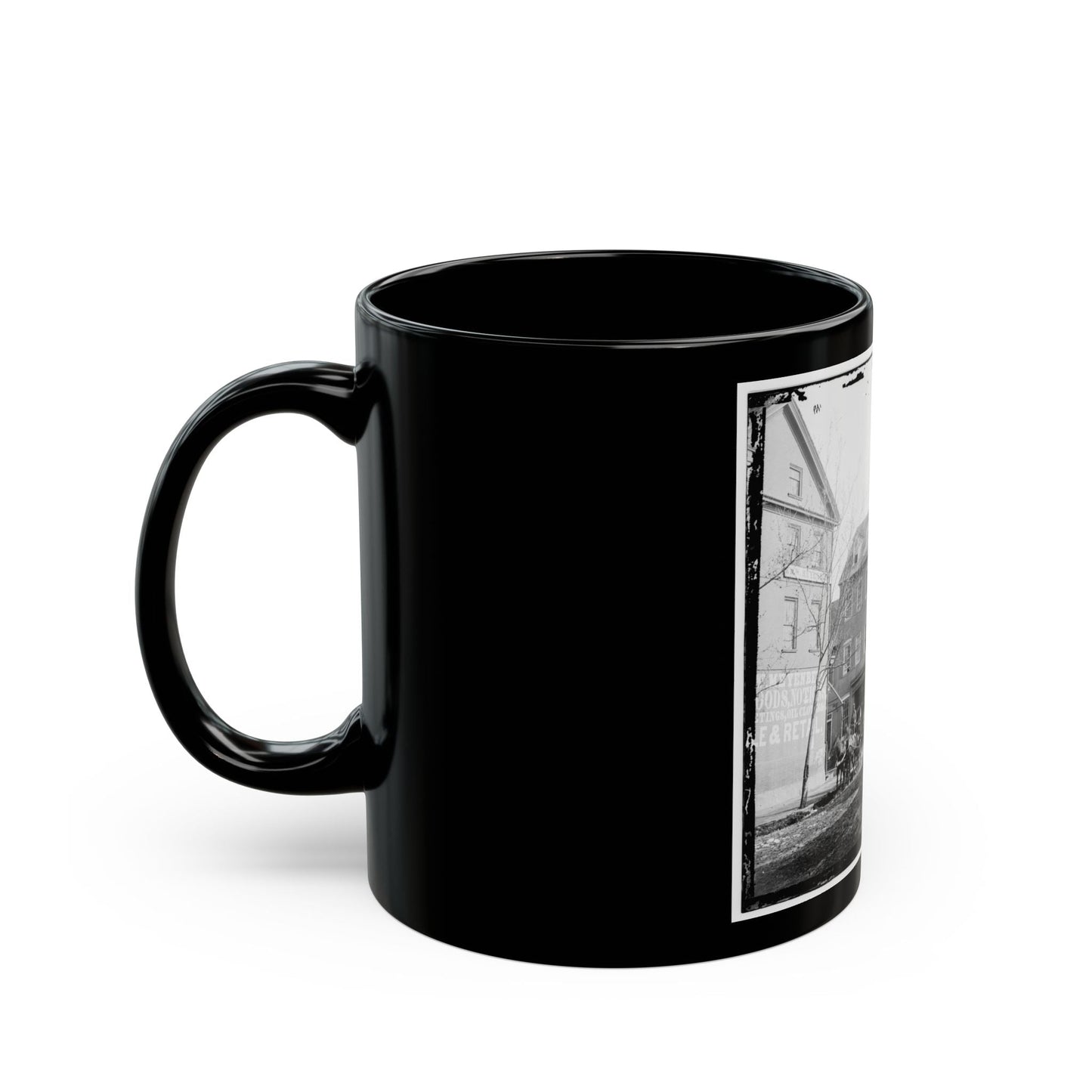 Alexandria, Va.  The Marshall House, King And Pitt Streets (U.S. Civil War) Black Coffee Mug