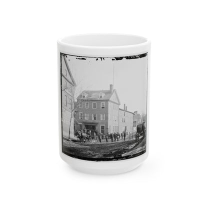 Alexandria, Va.  The Marshall House, King And Pitt Streets (U.S. Civil War) White Coffee Mug