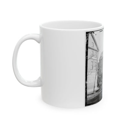 Alexandria, Va.  The Marshall House, King And Pitt Streets (U.S. Civil War) White Coffee Mug