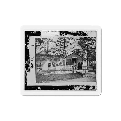 Alexandria, Virginia. Sanitary Commission Lodge. Convalescent (U.S. Civil War) Refrigerator Magnet 6 Inch Die-Cut - The Sticker Space