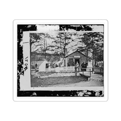 Alexandria, Virginia. Sanitary Commission Lodge. Convalescent (U.S. Civil War) STICKER Vinyl Kiss-Cut Decal 6 Inch White - The Sticker Space