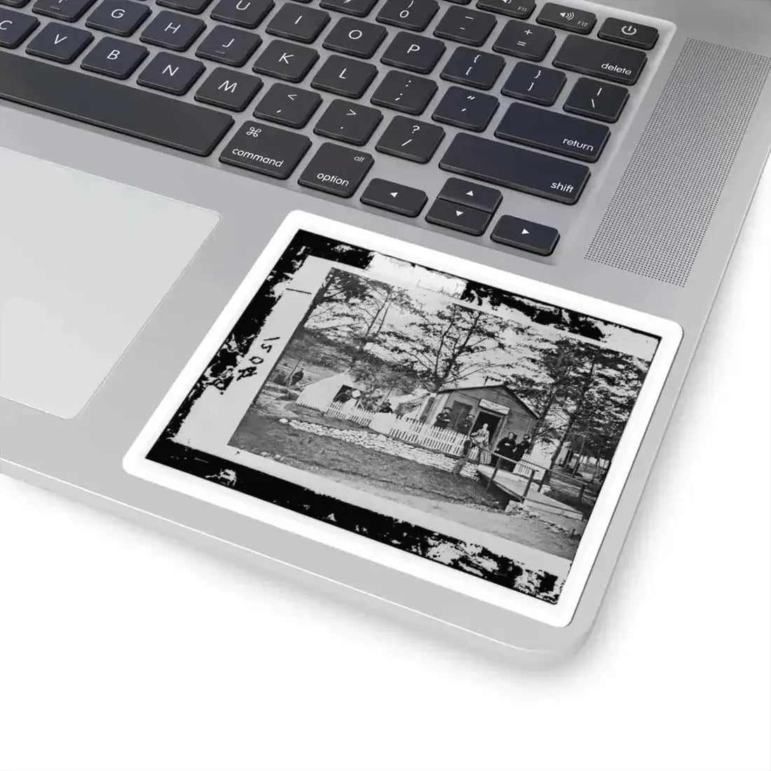 Alexandria, Virginia. Sanitary Commission Lodge. Convalescent (U.S. Civil War) STICKER Vinyl Kiss-Cut Decal - The Sticker Space