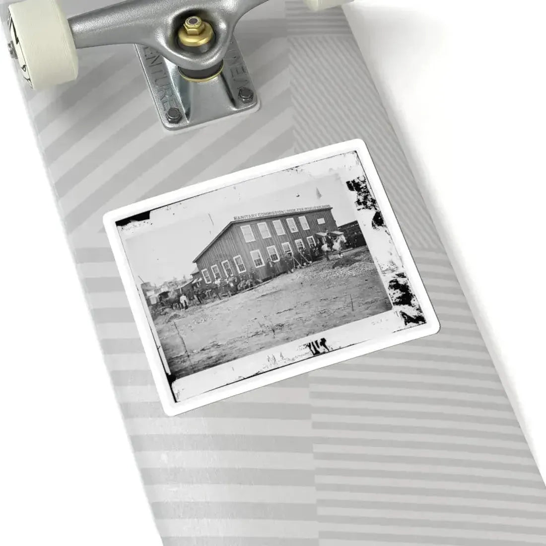 Alexandria, Virginia. Sanitary Commission Lodge (U.S. Civil War) STICKER Vinyl Kiss-Cut Decal - The Sticker Space