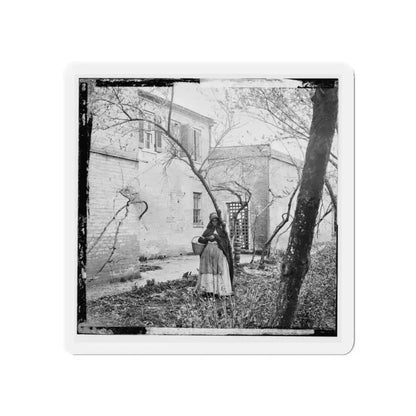 Alexandria, Virginia. Slave Pen. Exterior View (U.S. Civil War) Refrigerator Magnet 3 Inch Die-Cut - The Sticker Space