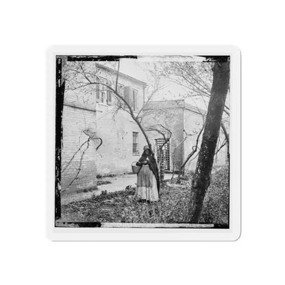 Alexandria, Virginia. Slave Pen. Exterior View (U.S. Civil War) Refrigerator Magnet 4 Inch Die-Cut - The Sticker Space