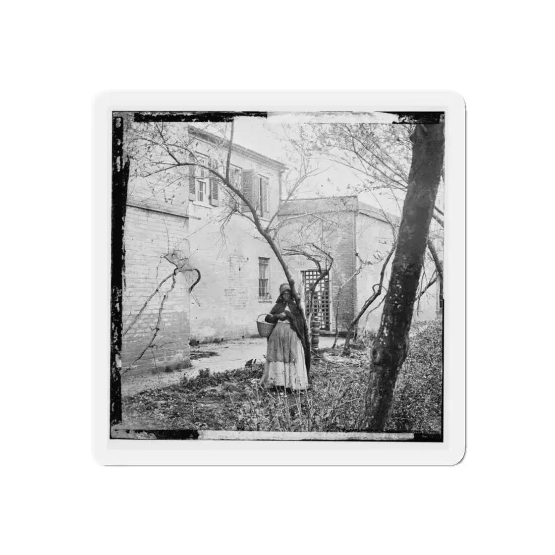 Alexandria, Virginia. Slave Pen. Exterior View (U.S. Civil War) Refrigerator Magnet 5 Inch Die-Cut - The Sticker Space