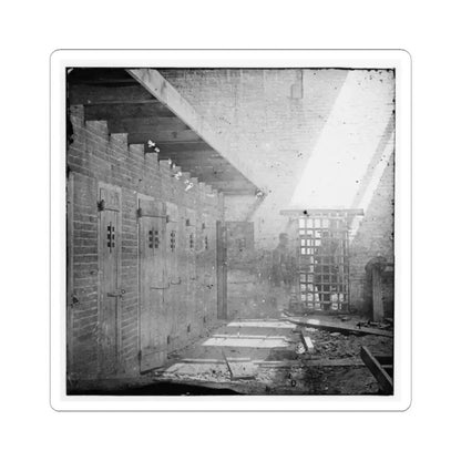 Alexandria, Virginia. Slave Pen. Interior View 001 (U.S. Civil War) STICKER Vinyl Kiss-Cut Decal 2 Inch White - The Sticker Space