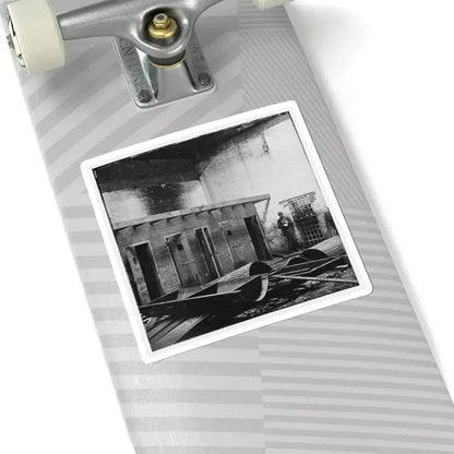 Alexandria, Virginia. Slave Pen. Interior View 002 (U.S. Civil War) STICKER Vinyl Kiss-Cut Decal - The Sticker Space