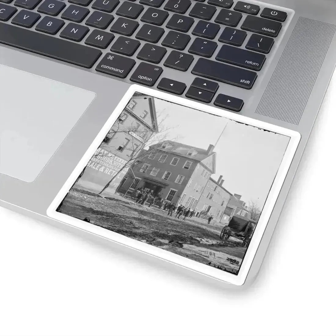 Alexandria, Virginia. The Marshall House, King & Pitt Streets (U.S. Civil War) STICKER Vinyl Kiss-Cut Decal - The Sticker Space