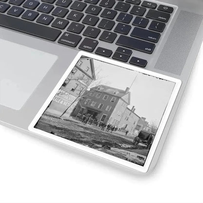 Alexandria, Virginia. The Marshall House, King & Pitt Streets (U.S. Civil War) STICKER Vinyl Kiss-Cut Decal - The Sticker Space