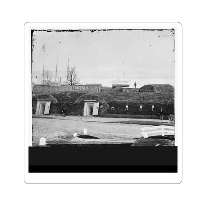 Alexandria, Virginia (Vicinity). Battery Rodgers Overlooking the Potomac Near Jones' Point (U.S. Civil War) STICKER Vinyl Kiss-Cut Decal 2 Inch White - The Sticker Space