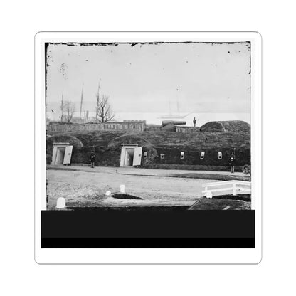 Alexandria, Virginia (Vicinity). Battery Rodgers Overlooking the Potomac Near Jones' Point (U.S. Civil War) STICKER Vinyl Kiss-Cut Decal 3 Inch White - The Sticker Space