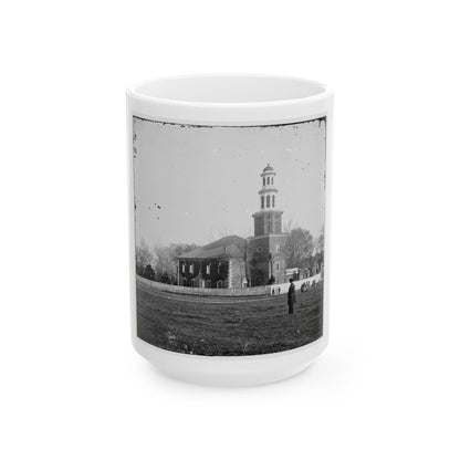 Alexandria, Virginia. Christ Church (U.S. Civil War) White Coffee Mug-15oz-The Sticker Space