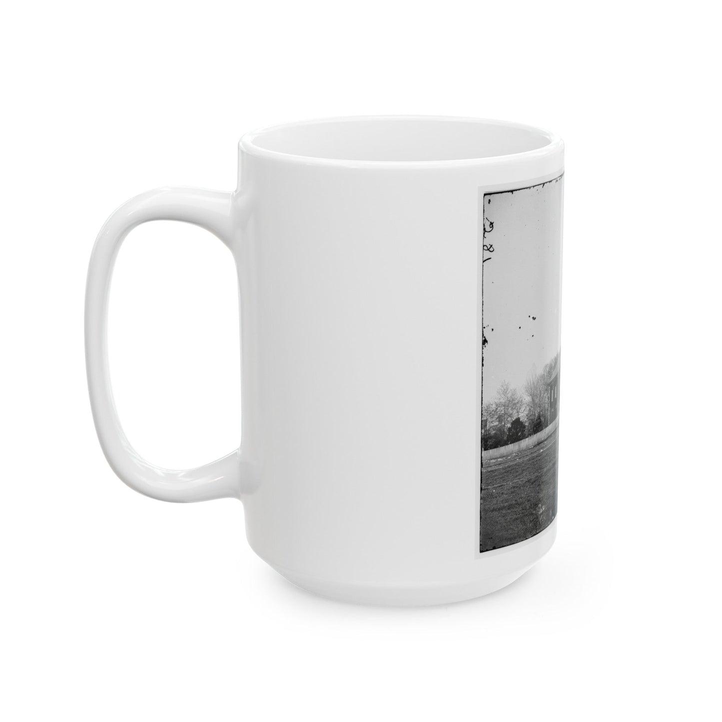 Alexandria, Virginia. Christ Church (U.S. Civil War) White Coffee Mug-The Sticker Space