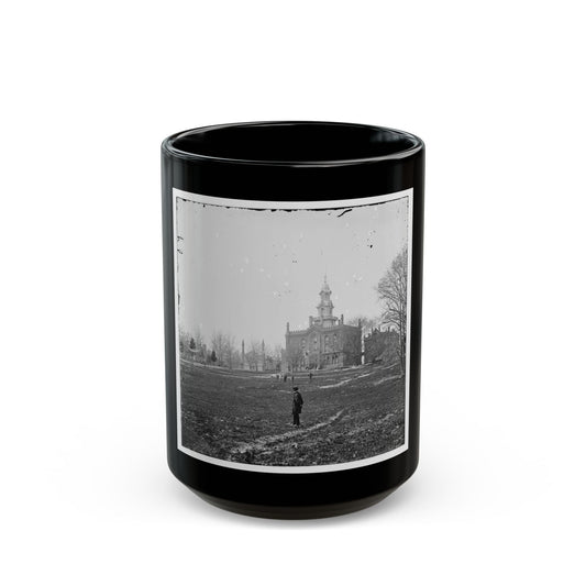 Alexandria, Virginia. Episcopal Seminary (U.S. Civil War) Black Coffee Mug