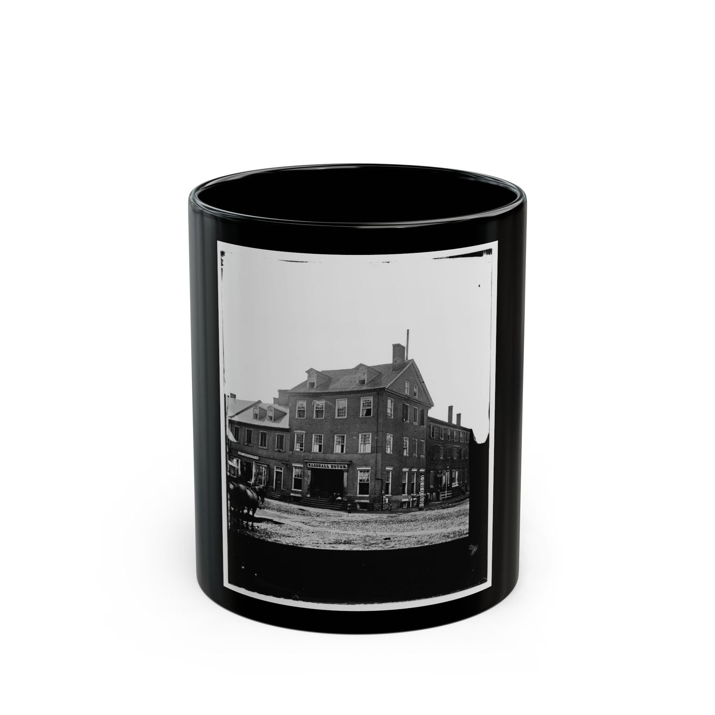 Alexandria, Virginia. Marshall House (U.S. Civil War) Black Coffee Mug