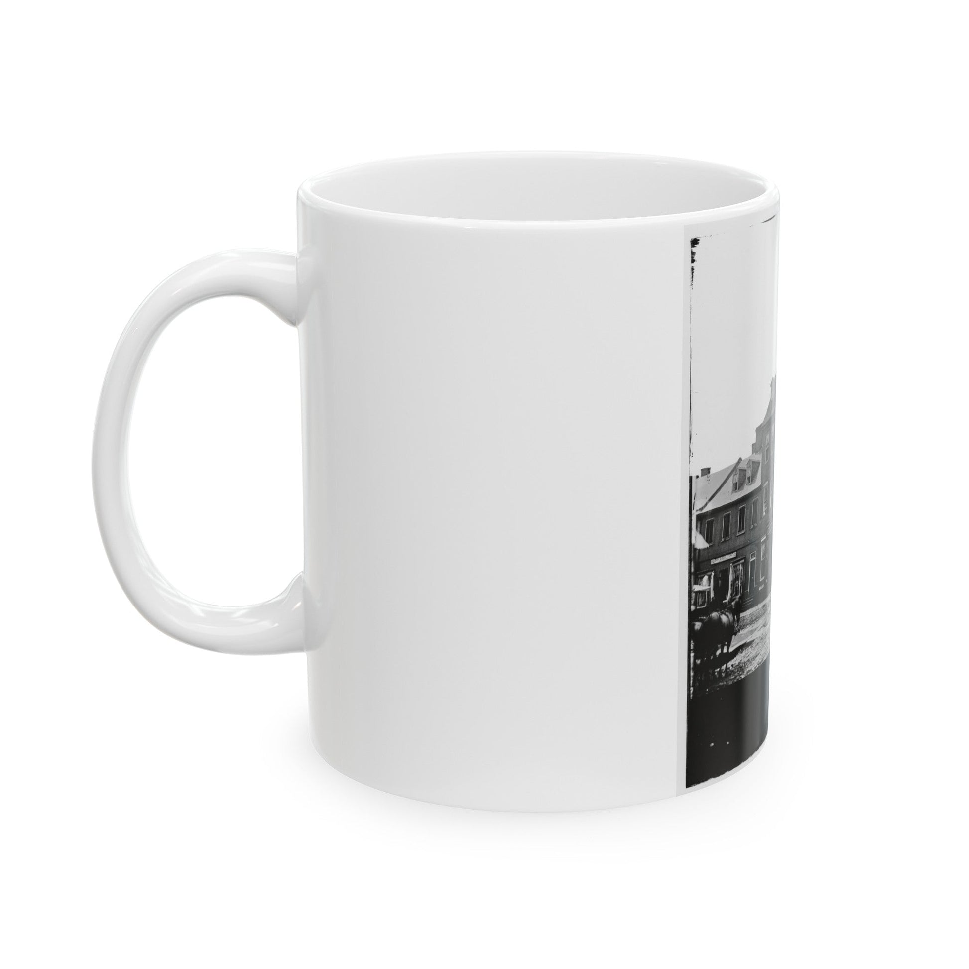 Alexandria, Virginia. Marshall House (U.S. Civil War) White Coffee Mug-The Sticker Space