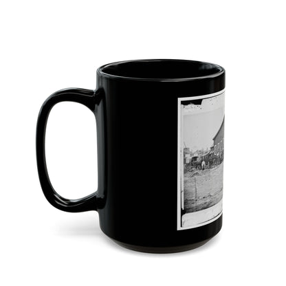 Alexandria, Virginia. Sanitary Commission Lodge (U.S. Civil War) Black Coffee Mug