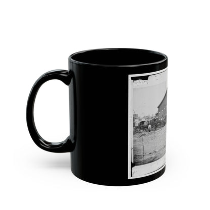 Alexandria, Virginia. Sanitary Commission Lodge (U.S. Civil War) Black Coffee Mug