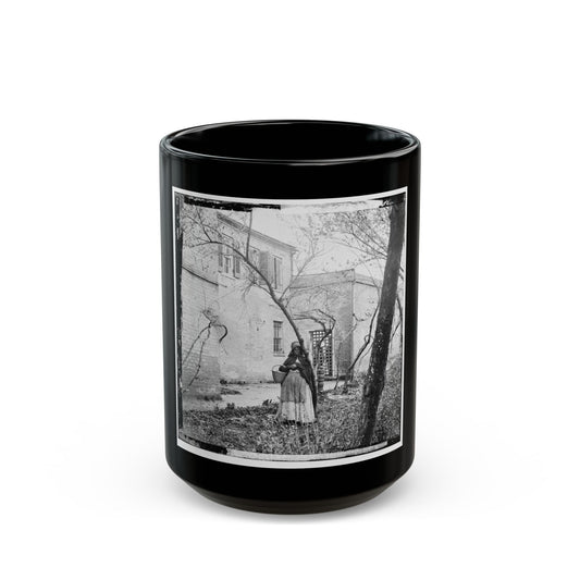 Alexandria, Virginia. Slave Pen. Exterior View (U.S. Civil War) Black Coffee Mug-15oz-The Sticker Space