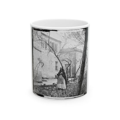 Alexandria, Virginia. Slave Pen. Exterior View (U.S. Civil War) White Coffee Mug-11oz-The Sticker Space