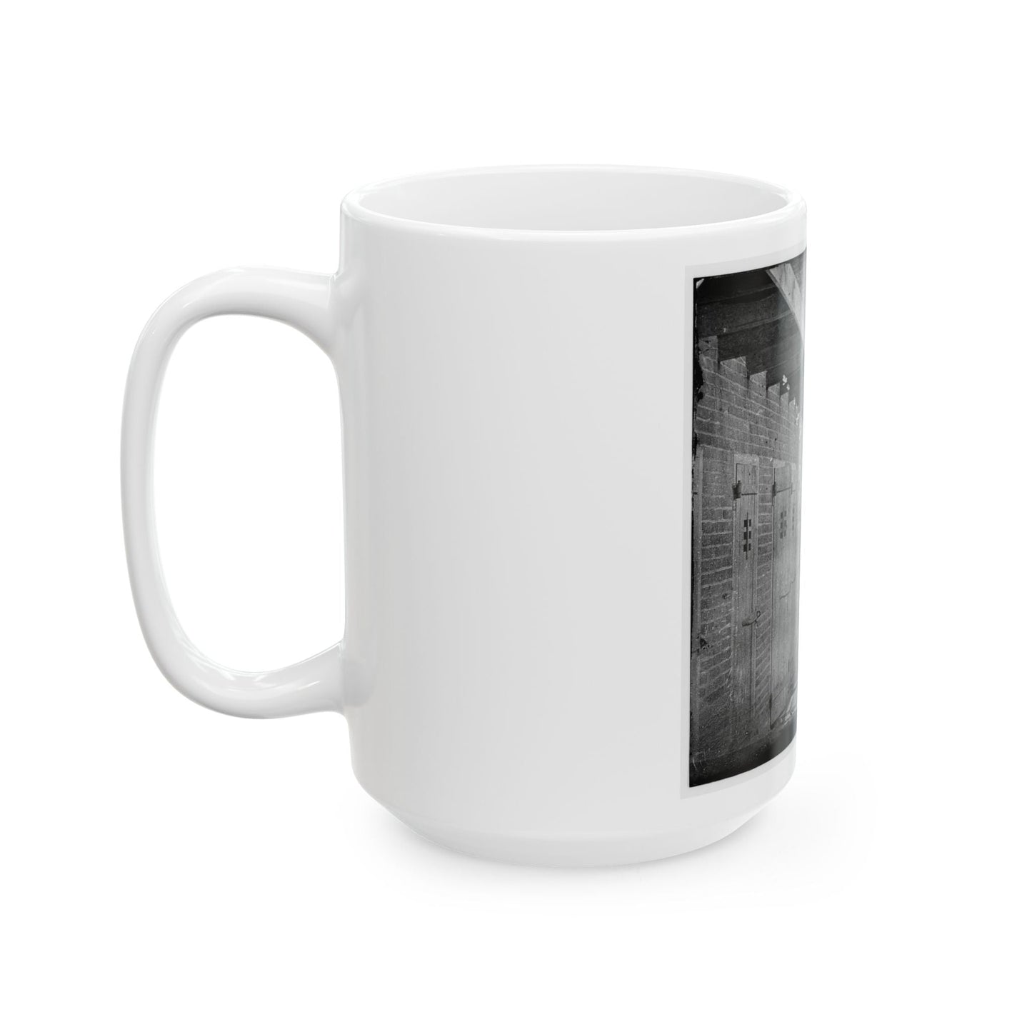 Alexandria, Virginia. Slave Pen. Interior View 001 (U.S. Civil War) White Coffee Mug