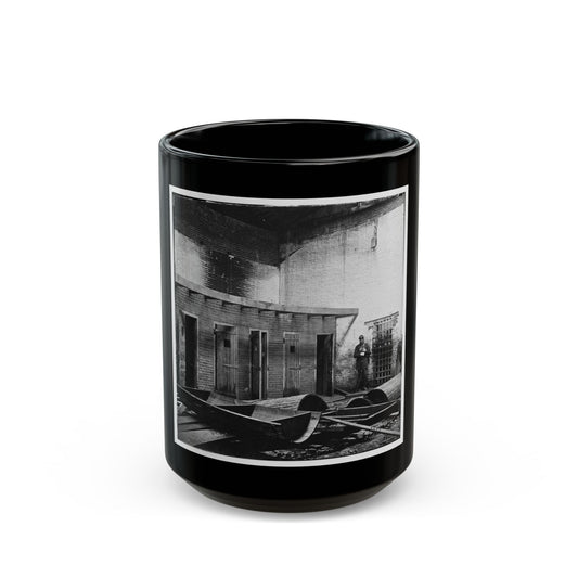 Alexandria, Virginia. Slave Pen. Interior View 002 (U.S. Civil War) Black Coffee Mug