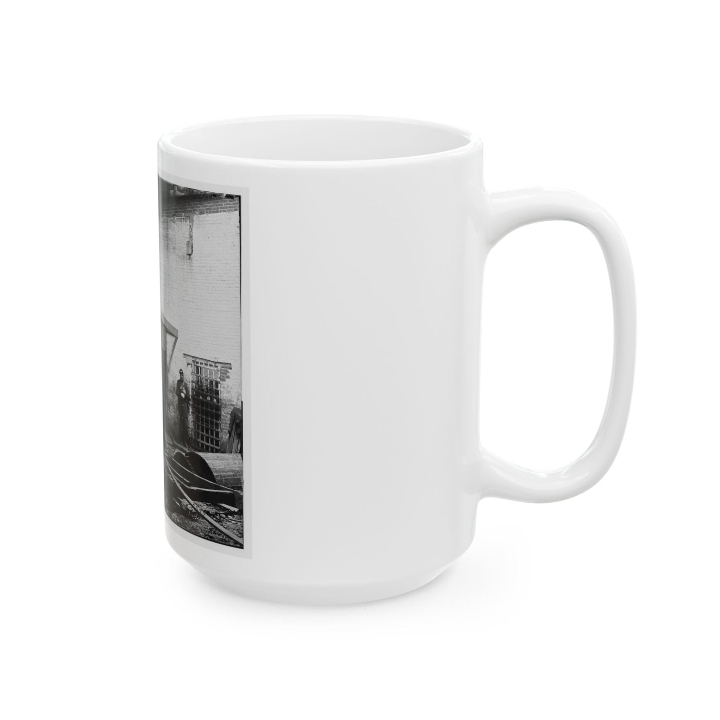 Alexandria, Virginia. Slave Pen. Interior View 002 (U.S. Civil War) White Coffee Mug