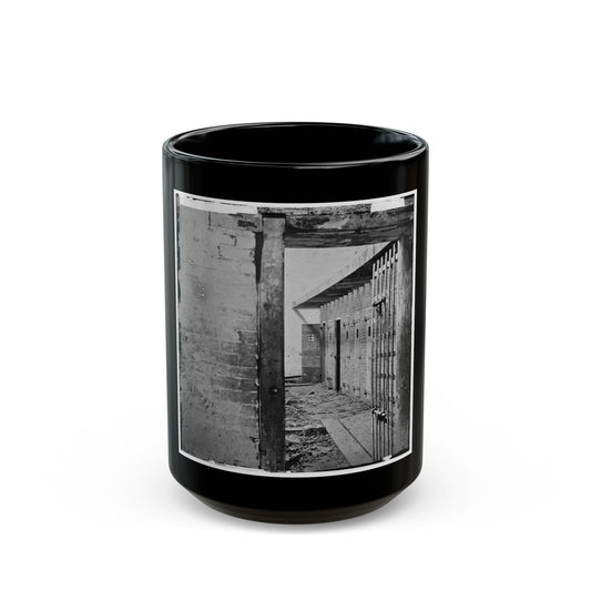 Alexandria, Virginia. Slave Pen. Interior View (U.S. Civil War) Black Coffee Mug-15oz-The Sticker Space