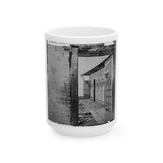 Alexandria, Virginia. Slave Pen. Interior View (U.S. Civil War) White Coffee Mug-15oz-The Sticker Space