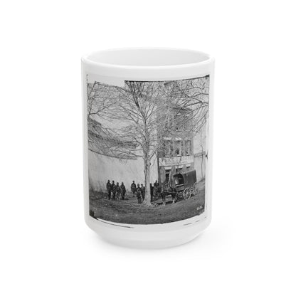 Alexandria, Virginia. Slave Pen. (Price, Birch & Co. Dealers In Slaves) (U.S. Civil War) White Coffee Mug