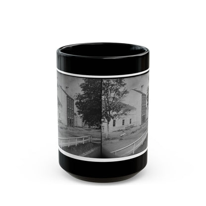 Alexandria, Virginia. Slave Pen. (Price, Birch & Company Dealers In Slaves) (U.S. Civil War) Black Coffee Mug-15oz-The Sticker Space