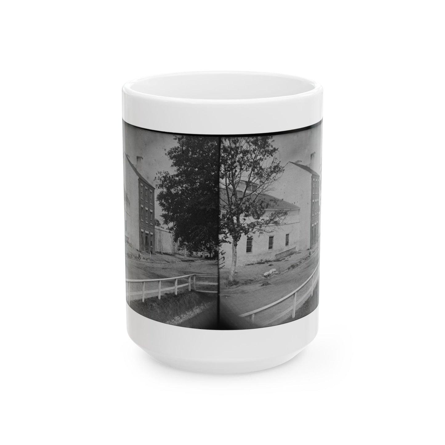 Alexandria, Virginia. Slave Pen. (Price, Birch & Company Dealers In Slaves) (U.S. Civil War) White Coffee Mug