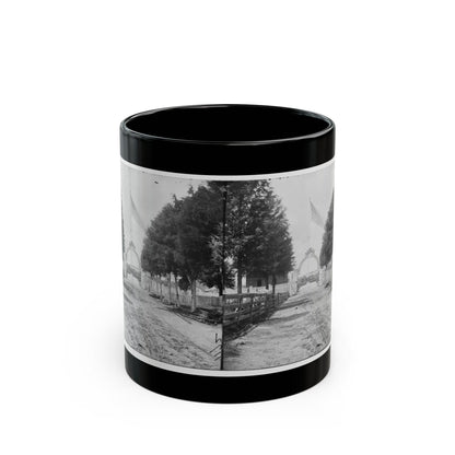 Alexandria, Virginia. Soldier's Cemetery. (U.S. Civil War) Black Coffee Mug